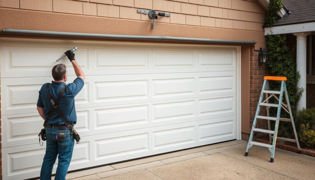 A contemporary, detailed illustration of the key factors affecting the cost of installing a roll-up garage door in Johannesburg, Pretoria, Centurion, Gauteng, and South Africa. Presented in a well-lit, studio-style setting, the image showcases a variety of garage door sizes, materials, and automation features, along with installation labor and other associated expenses. The scene conveys a sense of informative clarity, allowing the viewer to understand the nuanced cost considerations involved in this home improvement project. A contemporary, detailed illustration of the key factors affecting the cost of installing a roll-up garage door in Johannesburg, Pretoria, Centurion, Gauteng, and South Africa. Presented in a well-lit, studio-style setting, the image showcases a variety of garage door sizes, materials, and automation features, along with installation labor and other associated expenses. The scene conveys a sense of informative clarity, allowing the viewer to understand the nuanced cost considerations involved in this home improvement project.